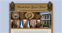 Desktop Screenshot of antebellumguesthouse.com